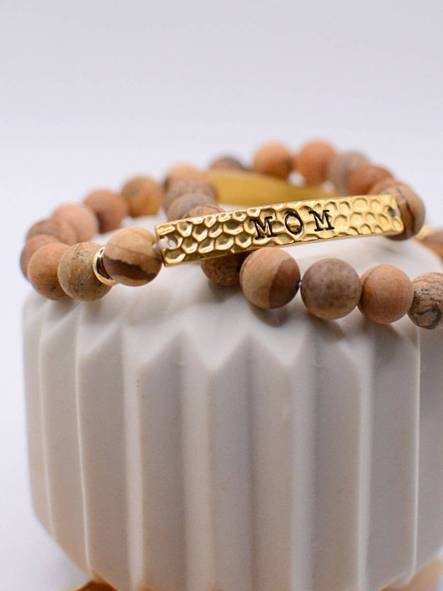 MOM Stone Bracelet