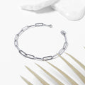 Stainless Steel Paperclip Chain Bracelet