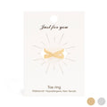 18K Gold PVD Stainless Steel Cross Over Toe Ring