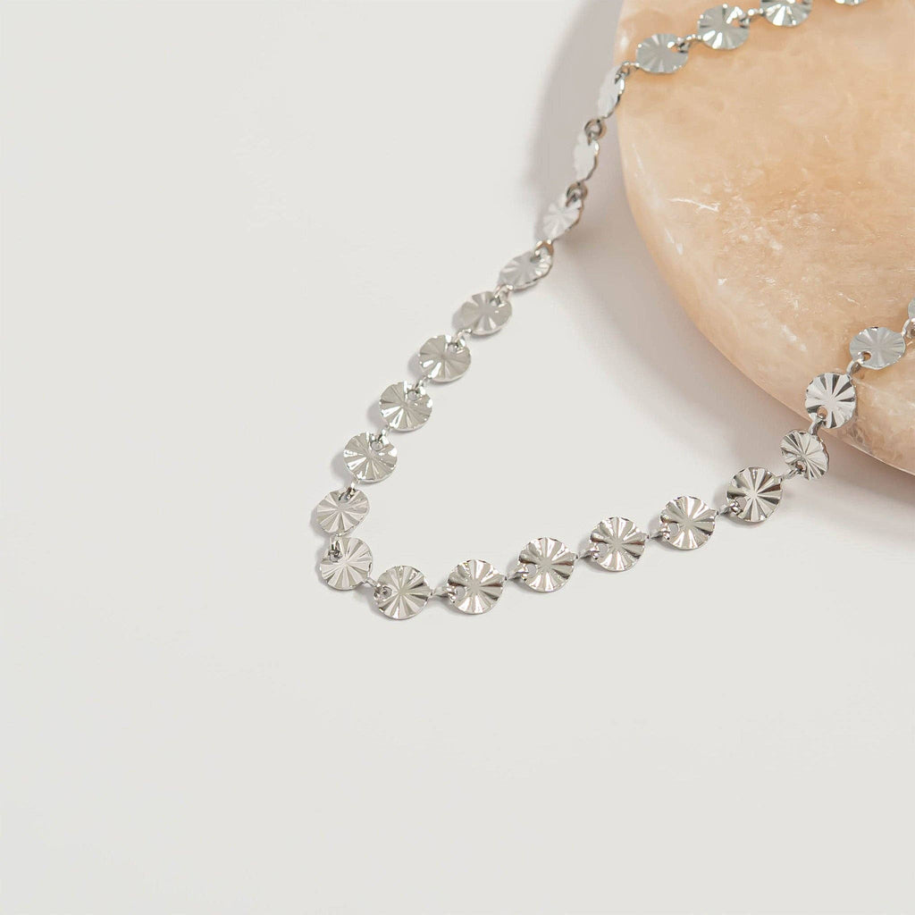 Sunburst Chain Bracelet - 18K Gold PVD