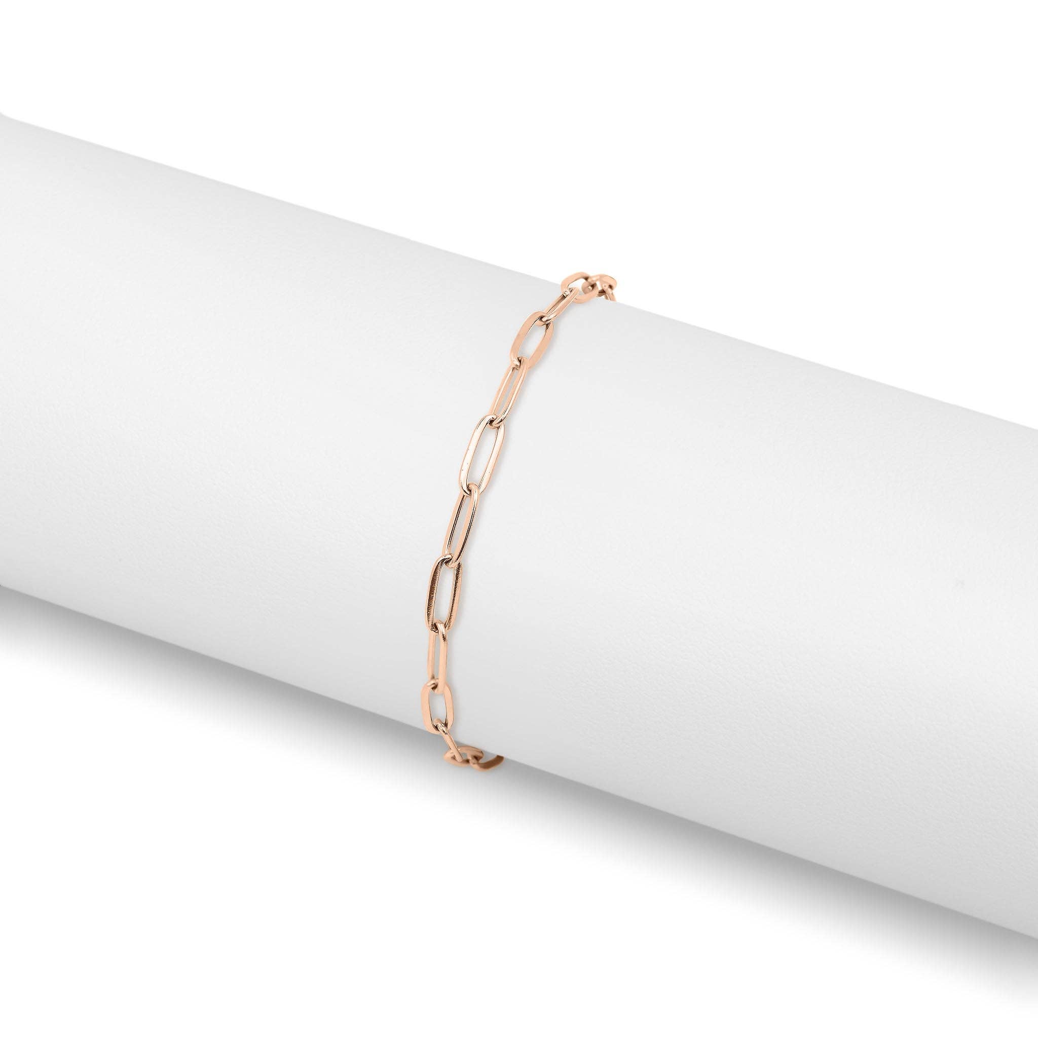 Paperclip Chain Anklet